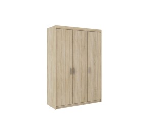 Drehtür Kleiderschrank Elena 3D 3-türig sonoma-eiche