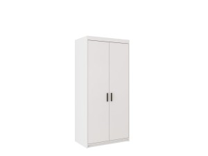 Drehtür Kleiderschrank Elena 2D 2-türig weiß