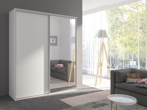 Schwebetüren Kleiderschrank Grande 204 3-farbig