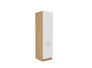 Küchensäule Maria 50cm weiß + artisan eiche