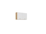 Küchen Oberschrank Maria 100cm weiß + artisan eiche