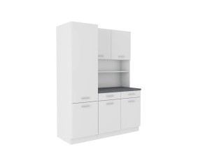 Küchenbuffet Maria 150cm weiß matt