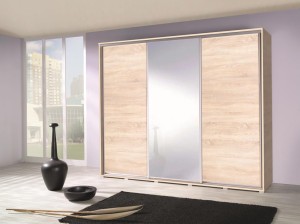 Schwebetüren Kleiderschrank Penelopa 255 3-farbig
