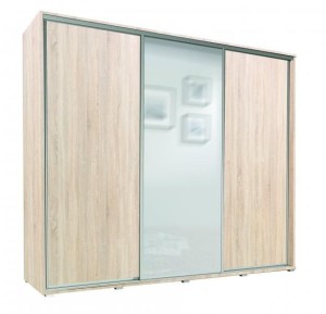 Schwebetüren Kleiderschrank Silver 255 4-farbig