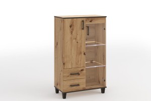 Vitrine Kommode Pro 01 artisan eiche