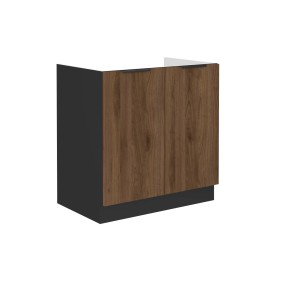 Spülenschrank Monza Nussbaum 80 ZL 2F BB