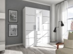 Drehtür Kleiderschrank Bali 3D weiß