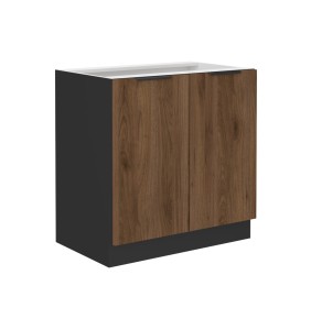 Unterschrank Monza nussbaum 80 D 2F BB