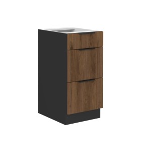 Unterschrank Monza nussbaum 40 D 3S BB