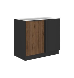 Eckschrank Monza nussbaum 105 ND 1F BB