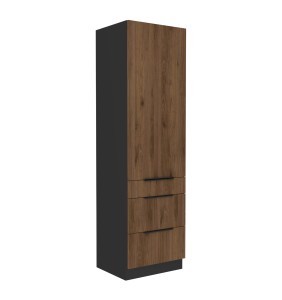 Hochschrank Monza nussbaum 60 DKS-210 3S 1F