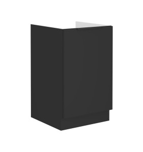 Spülenschrank Siena schwarz  50 ZL 1F BB