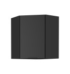 Eck-Hängeschrank Siena schwarz 60x60 GN-72 1F (45°)