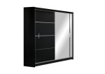Schwebetür Kleiderschrank Vista 180 schwarz