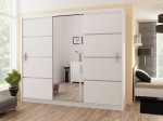 Schwebetür Kleiderschrank Vista 250 weiß