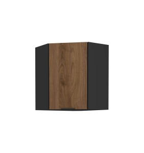 Eck-Hängeschrank Monza nussbaum 60x60 GN-72 1F (45°)