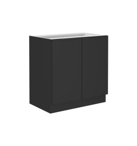 Unterschrank Siena schwarz 80 D 2F BB