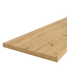 Kochinsel Arbeitsplatte 38mm artisan eiche 120cm breit