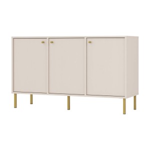 Kommode Tokio 3F sandbeige Möbelfüße gerade