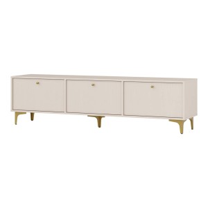 TV-Lowboard Tokio 3K sandbeige Möbelfüße dreieckig