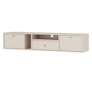 Lowboard TV-Schrank Tokio 2K1S sandbeige hängend
