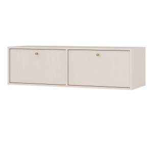 Lowboard TV-Schrank Tokio 2K sandbeige hängend