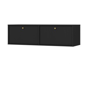 TV-Lowboard Tokio 2K graphitschwarz hängend