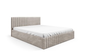 Polsterbett Solaris 160x200 boucle braun - Stoff Abriamo 3