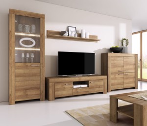 Wohnwand Sky riviera eiche