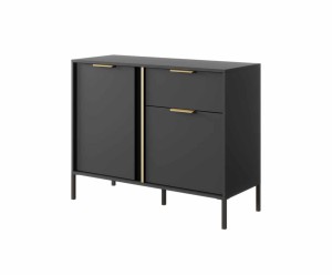 Kommode Lars 103 2D1S anthrazit