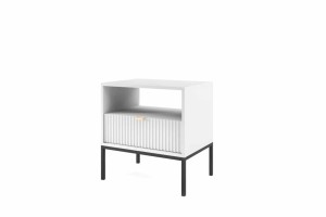 Nachttisch Nova S-54 weiß
