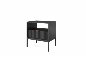 Nachttisch Nova S-54 schwarz