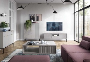 Wohnzimmer-Set Nova grau