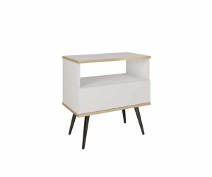 Nachttisch Oro S-54 weiß