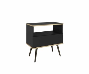 Nachttisch Oro S-54 schwarz