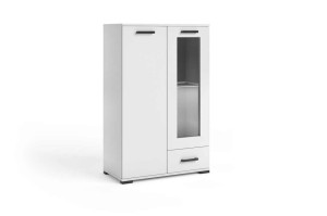 Hochkommode 80 cm Futura F4 weiß