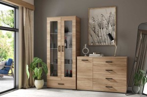 Wohnzimmer-Set "C" Futura Eiche Sonoma