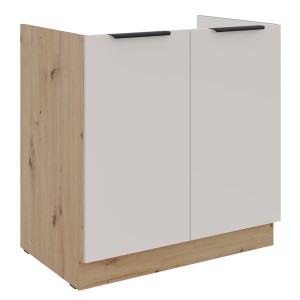Spülenunterschrank Solea Cashmere 80 ZL 2F BB