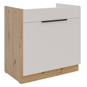 Spülenunterschrank Solea Cashmere 80 ZL 1S BB mit Auszug