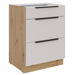 Unterschrank Solea Cashmere 60 D 3S BB