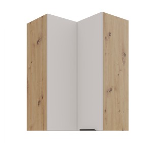 Eck- Hängeschrank Solea Cashmere 60x60 GN-90 2F (90°)