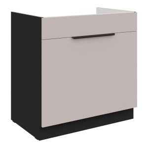 Spülenschrank Arona Cashmere 80 ZL 1S BB mit Auszug