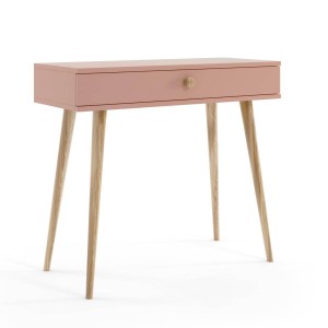 Konsolentisch Bolea 90 cm mit Schublade - Rosa