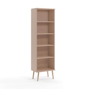 Regal Bolea 46 cm auf Holzbeinen - Macchiato