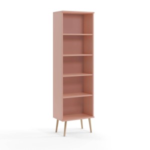 Regal Bolea 46 cm auf Holzbeinen - Rosa