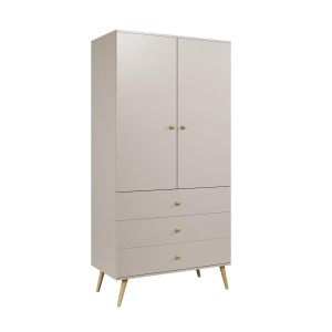 Schrank Bolea 2D3S 100 cm - Kaschmir