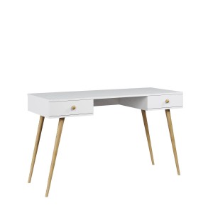 Schreibtisch Bolea 135 cm - weiß