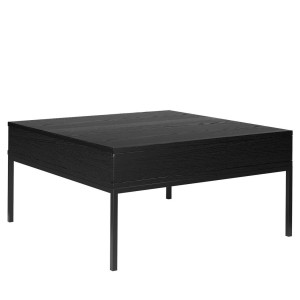 Kaffeetisch Indura 2S 90x90 cm - schwarz
