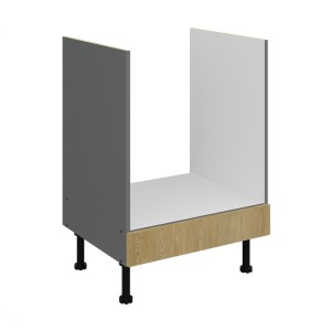 Herdumbauschrank Cremona Anthrazit 60 D GAZ BB