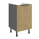 Spülenunterschrank Cremona Anthrazit 50 ZL 1F BB